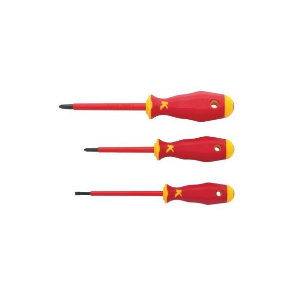 Sélection de 3 Tournevis isolé Klauke s Klauke 1000 v kl120pz1is kl120pz2is kl10010040is - Klauke - KL392IS