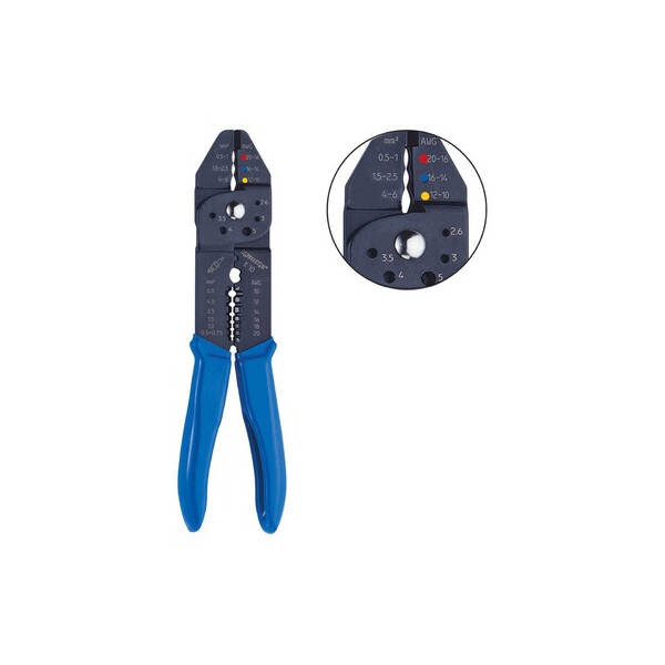 Pince à sertir manuelle Klauke pour raccordements isolés 05 à 6 mm² - Klauke - K10