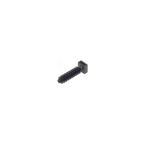 Embase à cheville Klauke - Pour colliers de largeur 9 mm - Co-polymère - noir - Klauke - EC-9KL