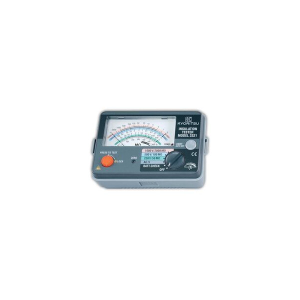 Mesure d'isolement analogique 125/250/500v (100mw) - Kyoritsu - Kyoritsu - K3322A