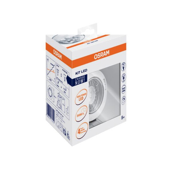 KIT LED CLASSIC R WT PAR16 50° OSRAM BLANC - Ledvance - 074118
