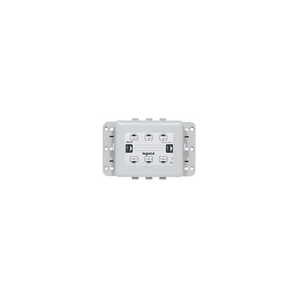 Boite dérivation raccordement rapide - tri/mono - 7 circuits embout 3P - noir - Legrand Cable Management - 092237
