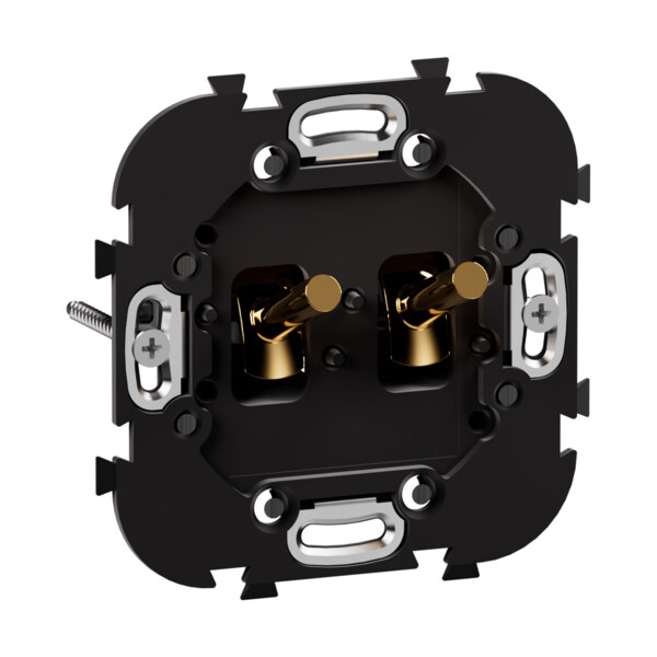 Mécanisme double poussoir 1 poste à levier doré Art d'Arnould - Legrand - ARM67712