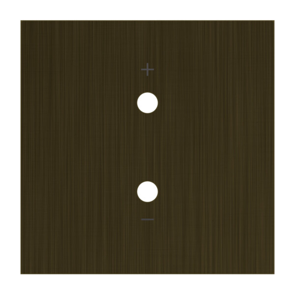Plaque variateur 2 boutons Epure bronze Art d'Arnould - Legrand - ARP67380