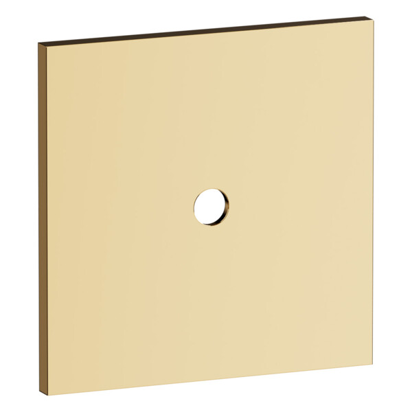 Plaque 1 poste bouton rond Epure acier brossé Art d'Arnould - Legrand - ARP67410