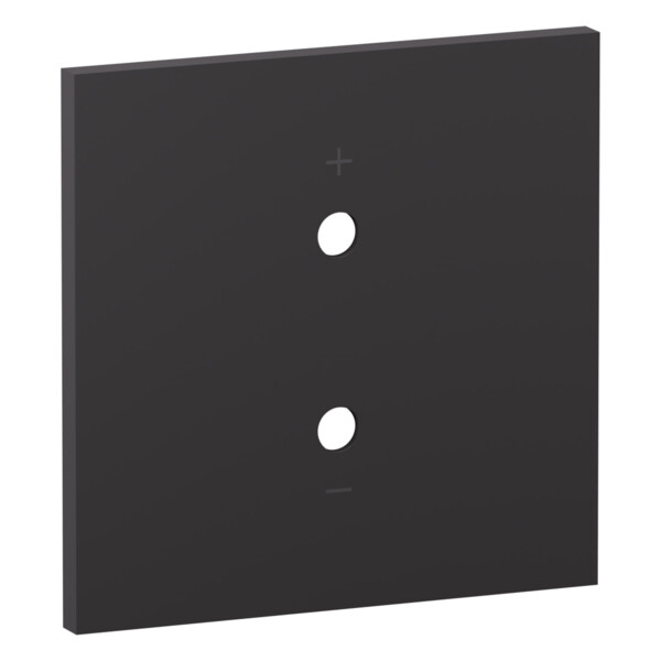 Plaque variateur 2 boutons Epure noir mat Art d'Arnould - Legrand - ARP67880