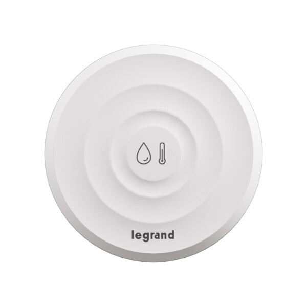 Capteur temp. et humidité intérieur connecté blanc - Legrand - 069060