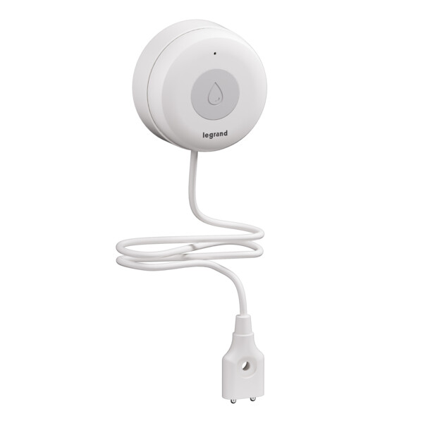 Capteur de détection de fuite d'eau connecté blanc - Legrand - 069064
