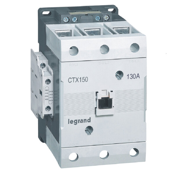 Contacteur de puissance Ctx 3p 130a 2no2nc 24v ac - Legrand - 416240