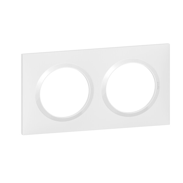 Legrand dooxie plaque 2 postes blanc - Legrand - 600902