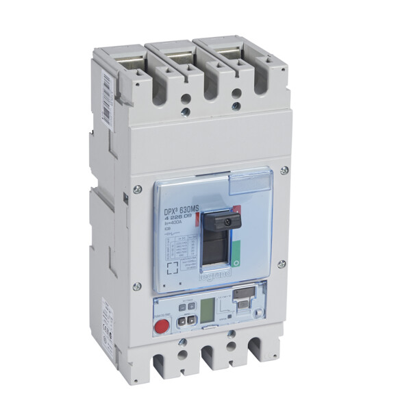 Disjoncteur magnétique seul dpx³ 630 électronique - 3p - icu 36 ka - 400 a - Legrand - 422609