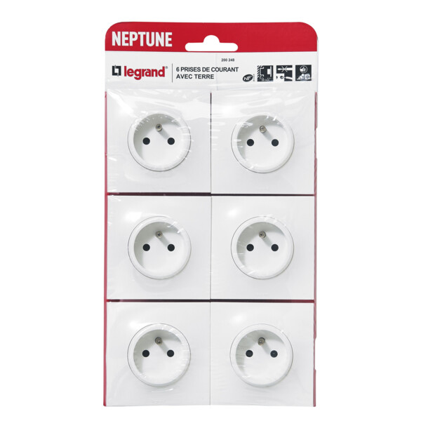 Lot Legrand Neptune 6 pc ba - Legrand - 200248