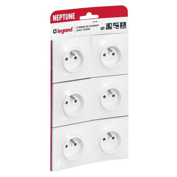 Lot Legrand Neptune 6 pc ba - Legrand - 200248