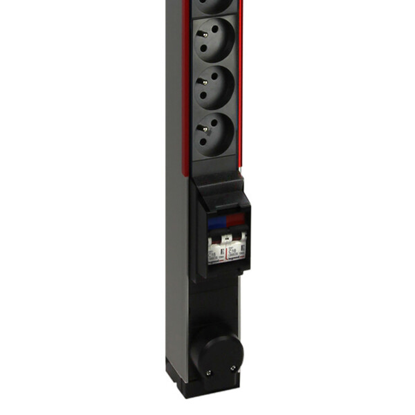 Pdu zéro-u lcs² monophasé - 24x2p+t - bornier 6 mm² max. - Legrand - 646850