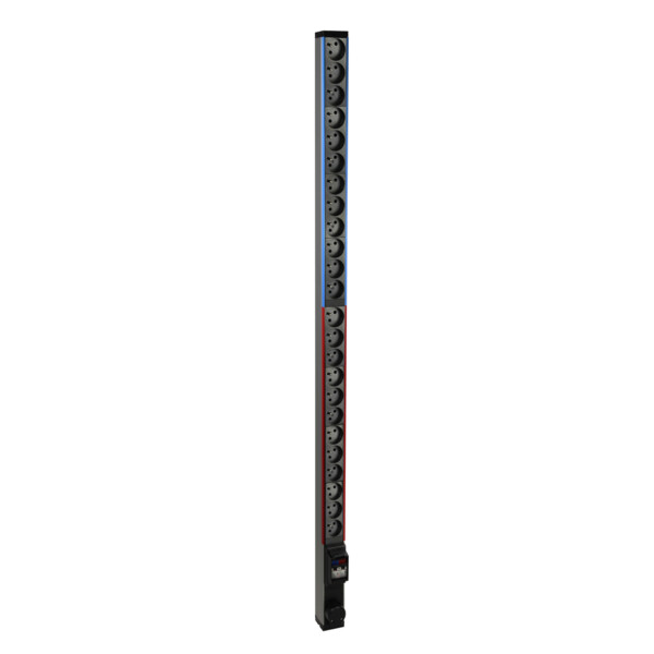 Pdu zéro-u lcs² monophasé - 24x2p+t - bornier 6 mm² max. - Legrand - 646850