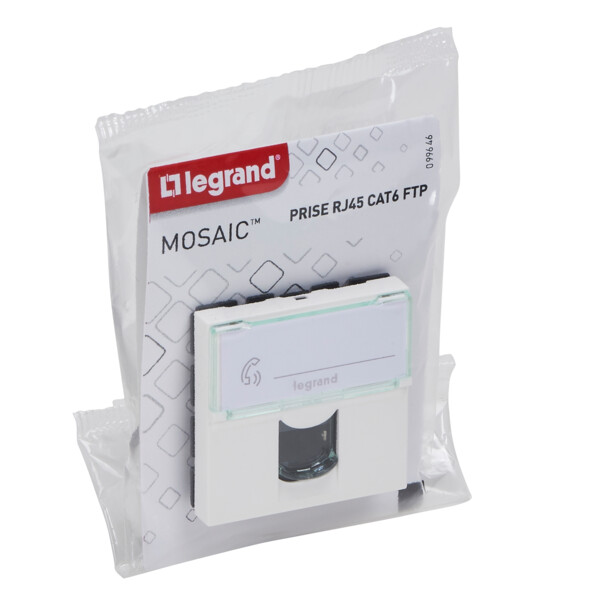 Prise rj45 cat6 ftp 2 modules - Legrand - 099646