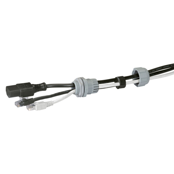 Presse-étoupe à entrées multiples plast - IP 66 - ISO 25 - RAL 7001 - Legrand - 098049