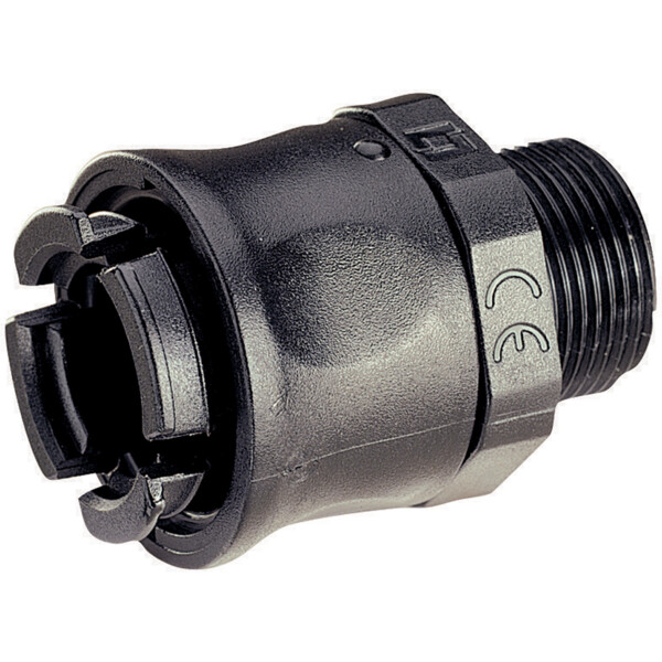 Raccord mâle droit pour conduit flexible rta polyamide Ø19,5 - pg 16 - Legrand - 666535