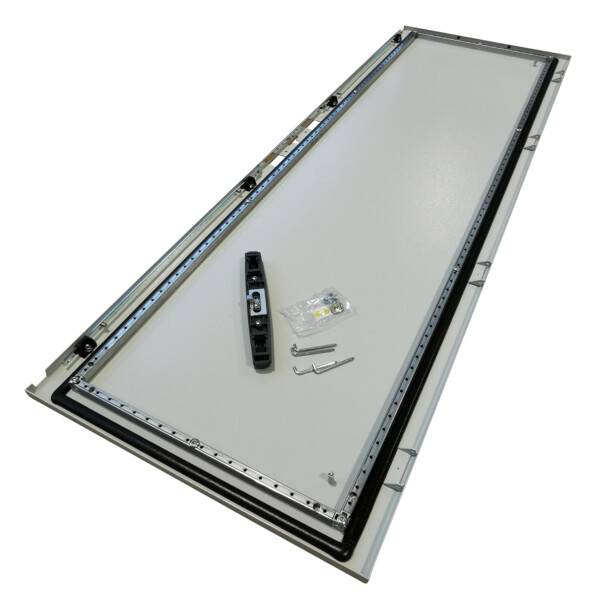 Legrand porte altis 1600x600 avec tringlerie et fermeture double barre 2p - Legrand - 980243