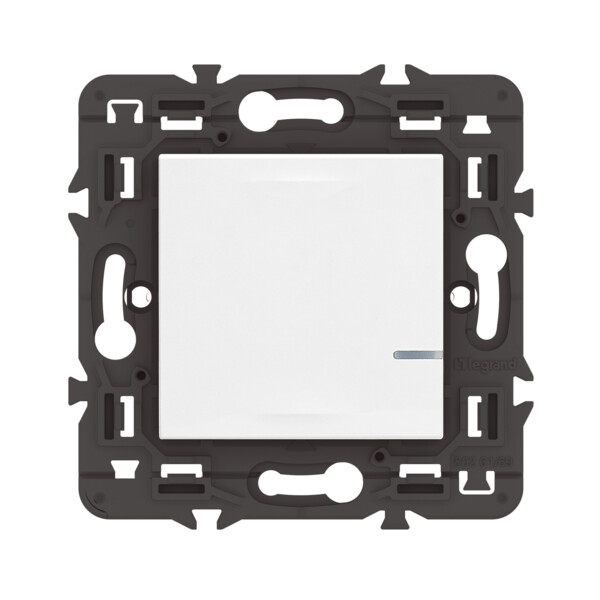Interrupteur Connecté Mosaic sans Neutre avec Variateur et Netatmo - Blanc - Legrand - 077701LA