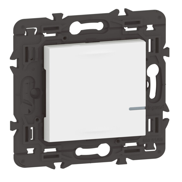 Interrupteur Connecté Mosaic sans Neutre avec Variateur et Netatmo - Blanc - Legrand - 077701LA