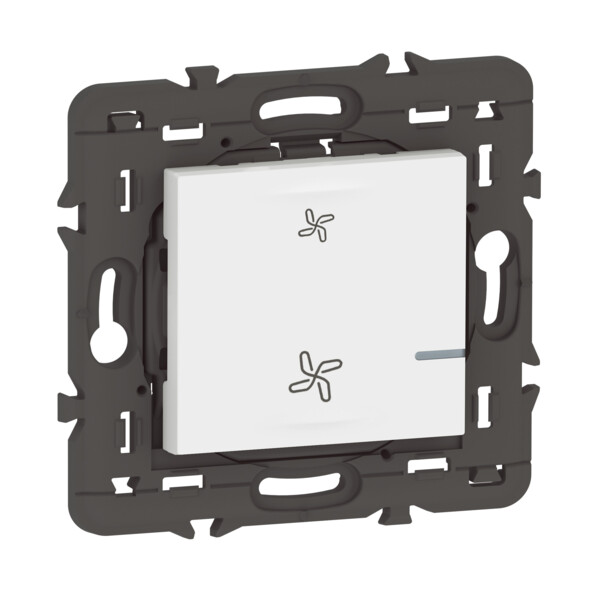 Commande sans fil VMC connectée Mosaic With Netatmo, blanc, sans plaque - Legrand - 077707LA