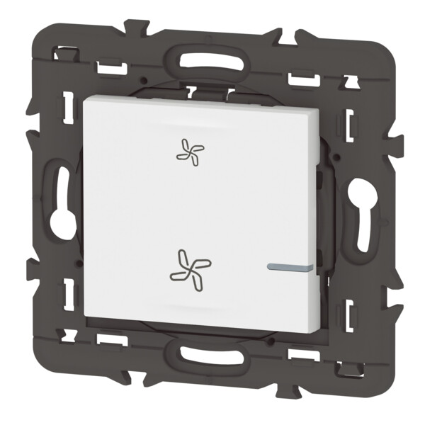 Commande sans fil VMC connectée Mosaic With Netatmo, blanc, sans plaque - Legrand - 077707LA