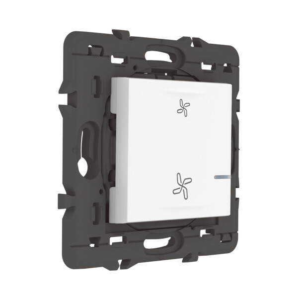 Commande sans fil VMC connectée Mosaic With Netatmo, blanc, sans plaque - Legrand - 077707LA