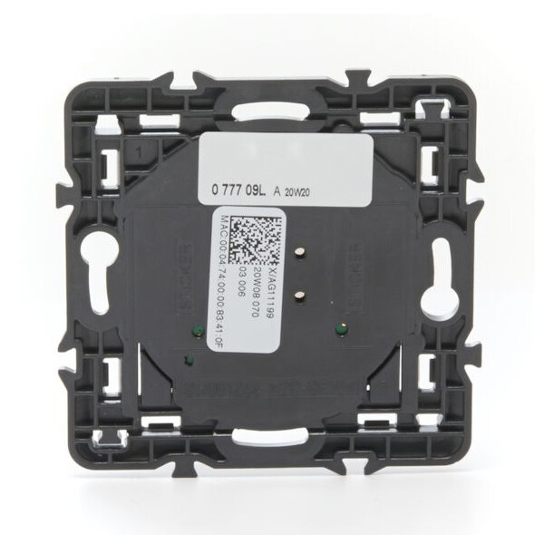 Commande sans fil 4 scénarios Mosaic With Netatmo, blanc, sans plaque, pile incluse - Legrand - 077709LA