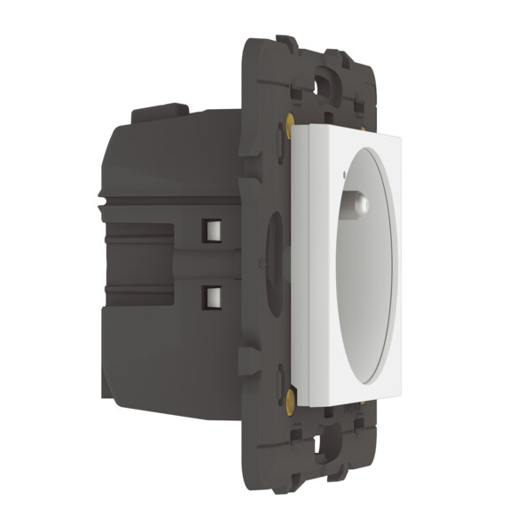 Prise de courant Connectée Mosaic With Netatmo 16A avec Suivi de Consommation - Compatible App Home + Control - Legrand - 077711LA