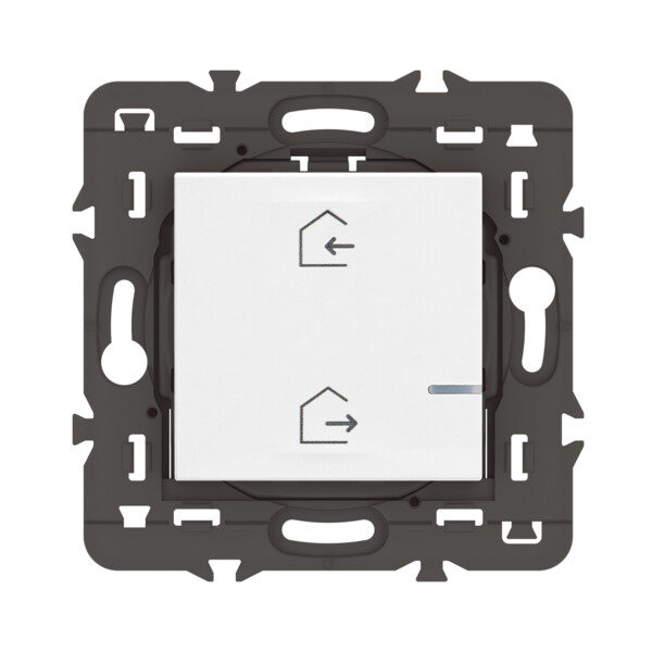 Commande sans fil Départ/Arrivée Mosaic With Netatmo, blanc, compatible App Home + Control - Legrand - 077715LA