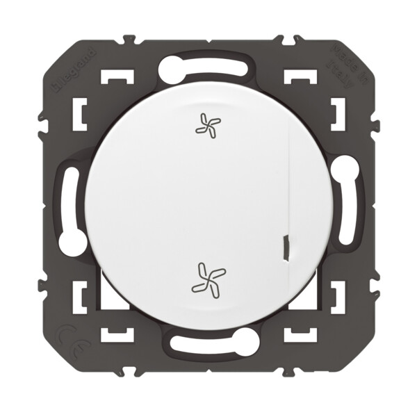 Commande sans fil VMC Dooxie With Netatmo, connectée, blanche, sans plaque - Legrand - 600020A