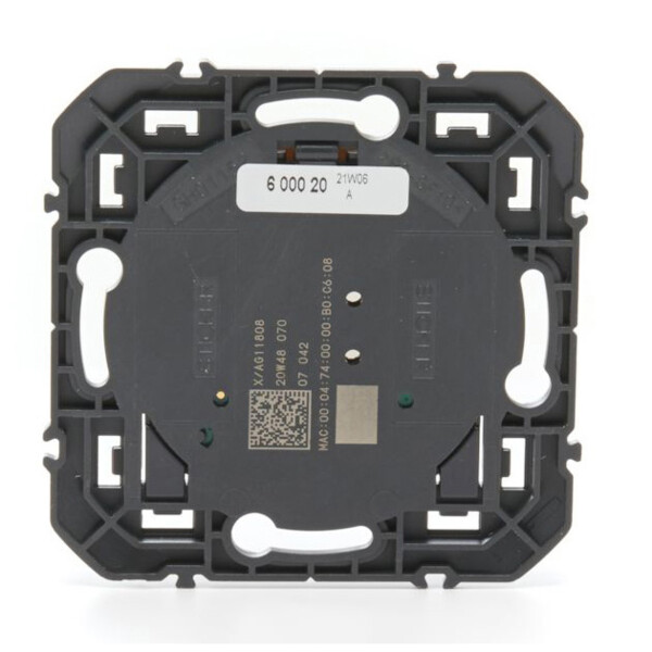 Commande sans fil pour VMC connectée Dooxie With Netatmo, effet alu, sans plaque - Legrand - 600103A