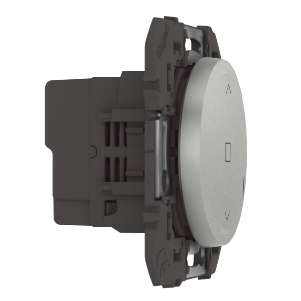 Interrupteur connecté pour volet roulant Dooxie With Netatmo, effet aluminium - Legrand - 600186A