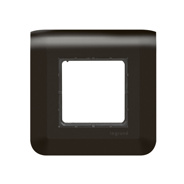 Mosaic support a vis + plaque 2 modules noir mat - Legrand - 099480