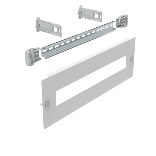 Legrand - chassis a composer plastron modulaire metal haut 150 larg 600 avec rail - Legrand - 433074
