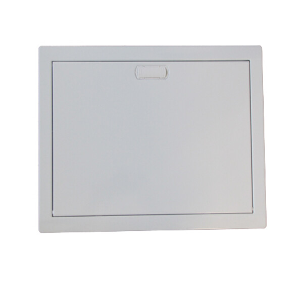 Porte metal extra plate coffret 2 rangees 24+4 modules blanc ral 9010 - Legrand - 981631