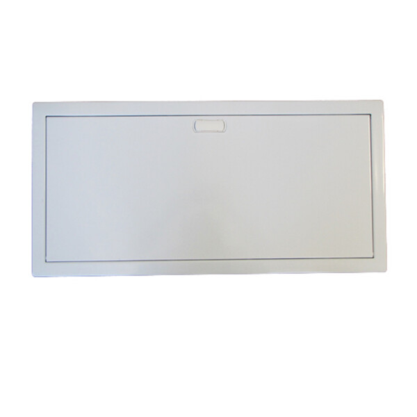 Porte metal extra plate coffret 4 rangees 48+8 modules blanc ral 9010 - Legrand - 981633