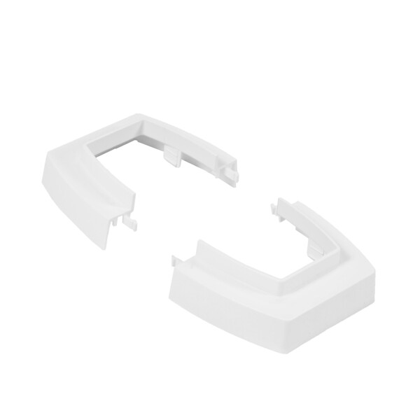 Socle ou cache plafond pour colonne ou colonnette 2x45mm ou 1x80mm - blanc - Legrand - 980985