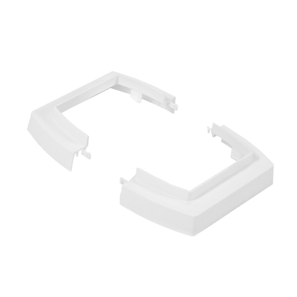 Socle ou cache plafond pour colonne ou colonnette 4x45mm ou 2x80mm - blanc - Legrand - 980988