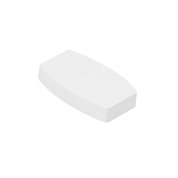 Chapeau pour colonnette 2 compartiments 45mm ou 1 compartiment 80mm - blanc - Legrand - 980994