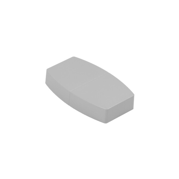 Chapeau pour colonnette 2 compartiments 45mm ou 1 compartiment 80mm - gris - Legrand - 980995