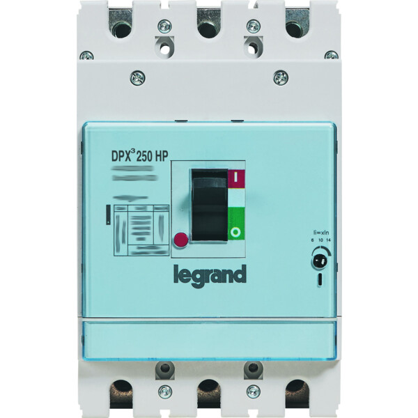 Disjoncteur dpx³250 hp magnétique seul pouvoir de coupure 36ka 3p 50a - Legrand - 423905