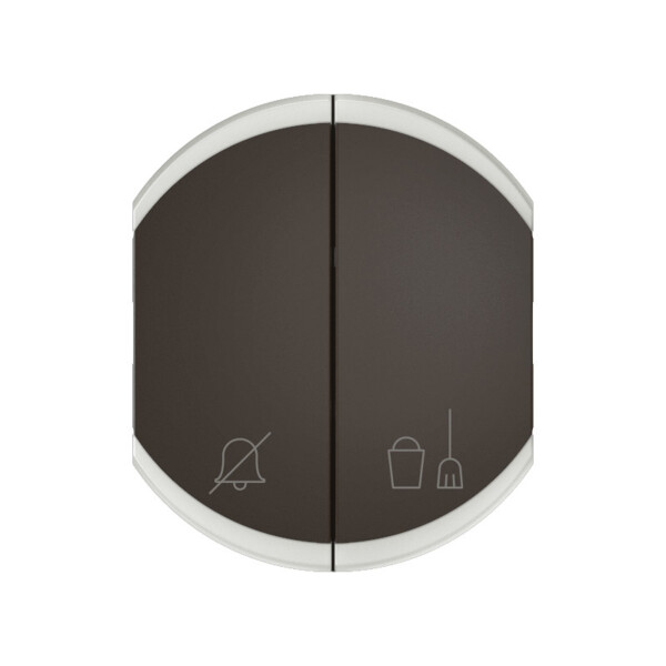 Enjoliveur commande bus ne pas déranger et faire la chambre céliane - noir - Legrand - CN0506