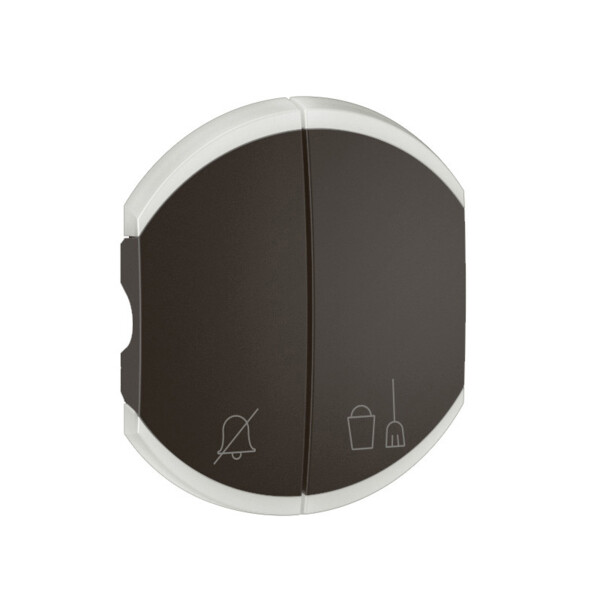 Enjoliveur commande bus ne pas déranger et faire la chambre céliane - noir - Legrand - CN0506