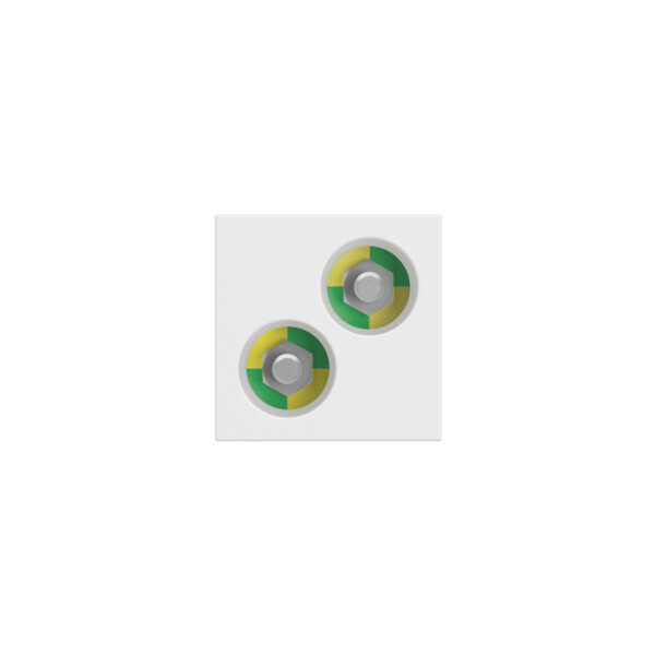 Double prise equipotentielle antimicrobienne 2 modules integre - Legrand - 078762L