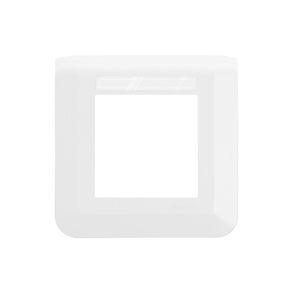Plaque 2 modules porte-etiquette integre - Legrand - 078850L