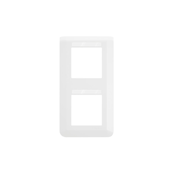 Plaque 2x2 modules vertical porte-etiquette integre - Legrand - 078862L