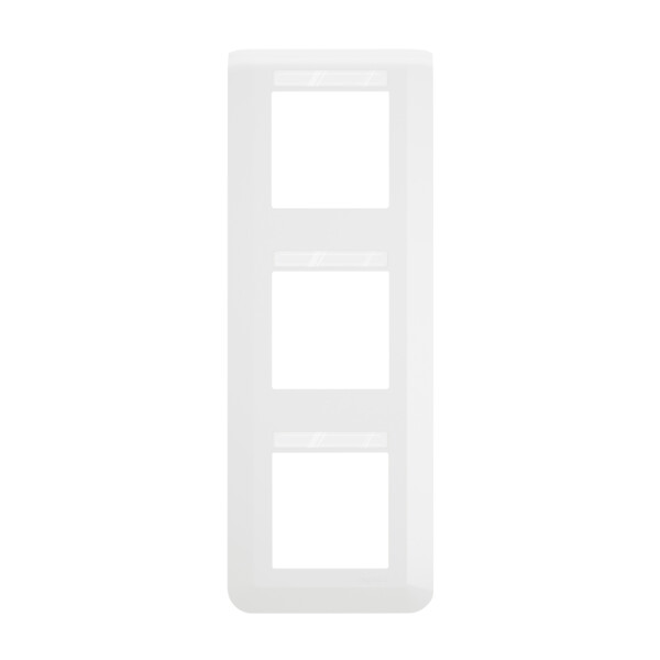 Plaque 3x2 modules vertical porte-etiquette integre - Legrand - 078863L