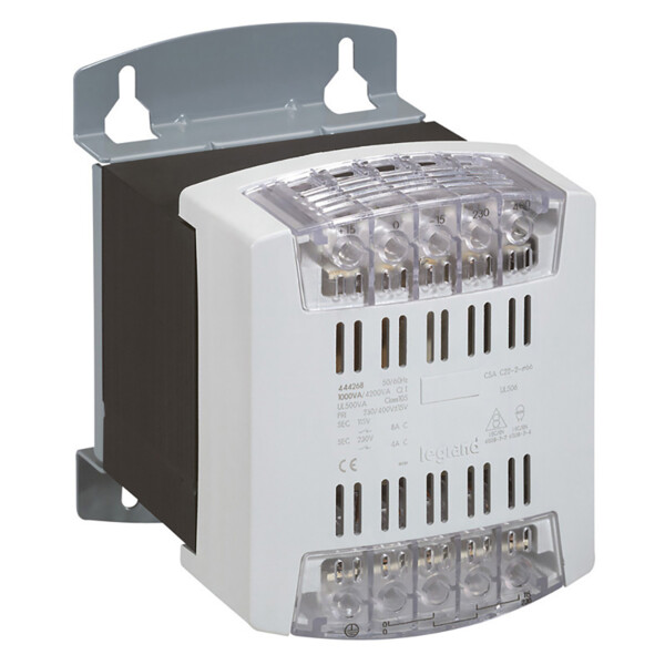 Transformateur mono commande et séparation circuits 230/400-115/230V 630VA - Legrand - 444267